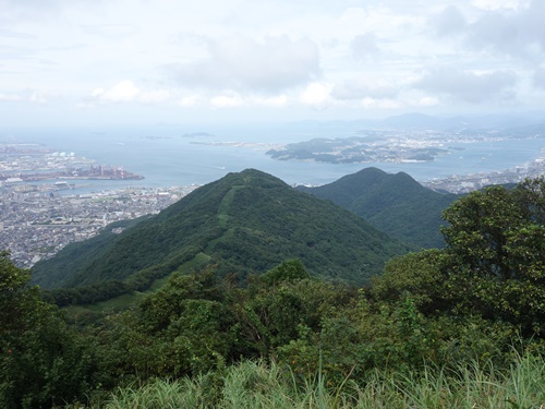 登山道から