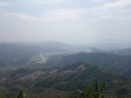 登山道から