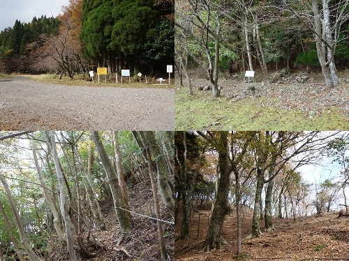 日向登山口付近