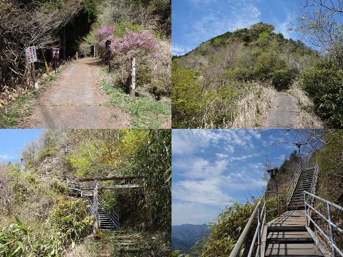 男岳登山口からのルート