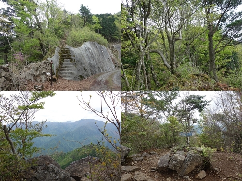 二ツ岳への登山道