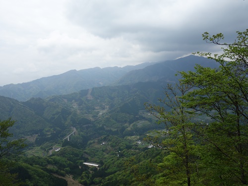 登山道から