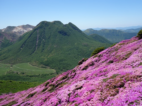 三俣山、坊がつる方面