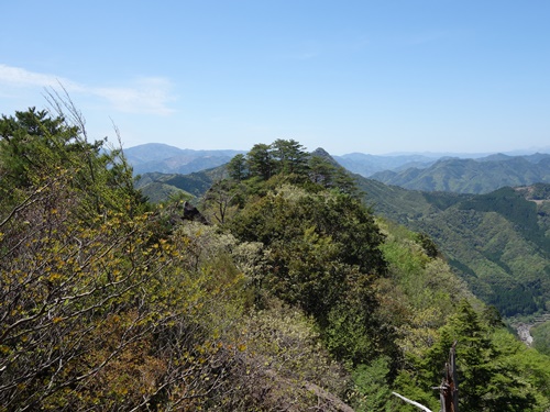 山頂付近から