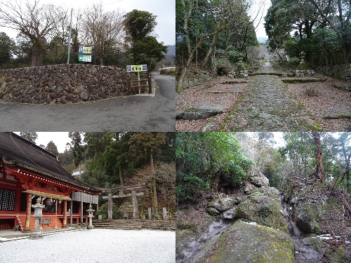 銅の鳥居からのルート