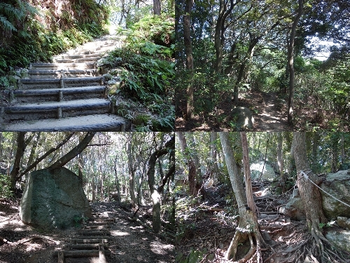 中宮からの登山道
