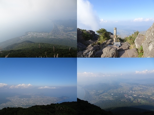 開聞岳山頂