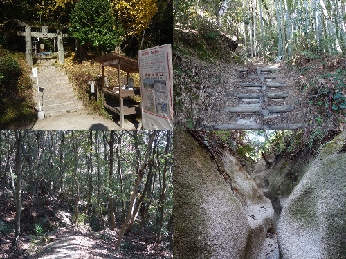 登山口と登山道