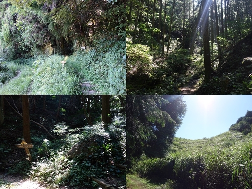 登山口と登山道