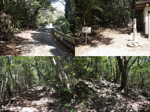 南登山口からのルート