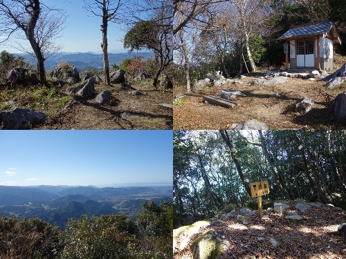 甲佐岳山頂