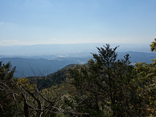 耳納連山方面