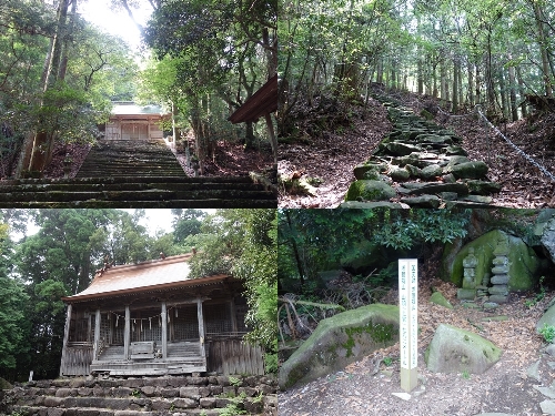 国玉神社中宮から山頂