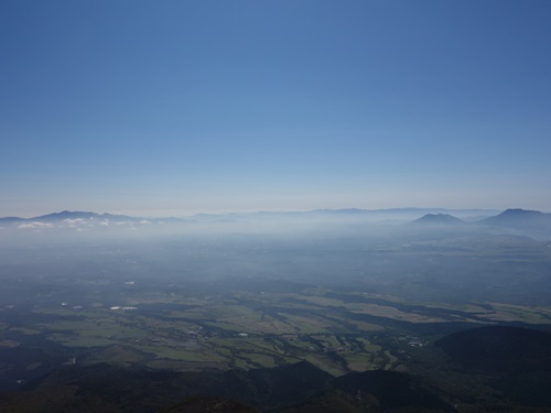 山頂付近からの眺め