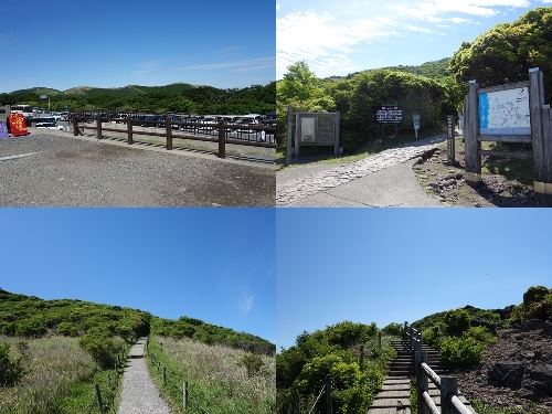 牧ノ戸峠からの序盤の登山道