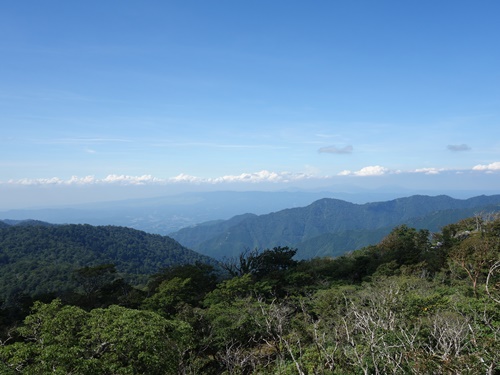 山頂から北側