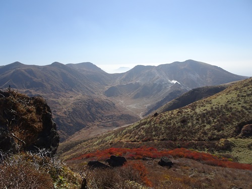 南峰から久住方面