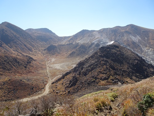 登山道から