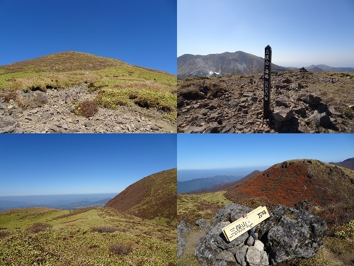 諏蛾守越からの登山道