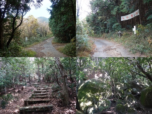 三ノ岳への登山道