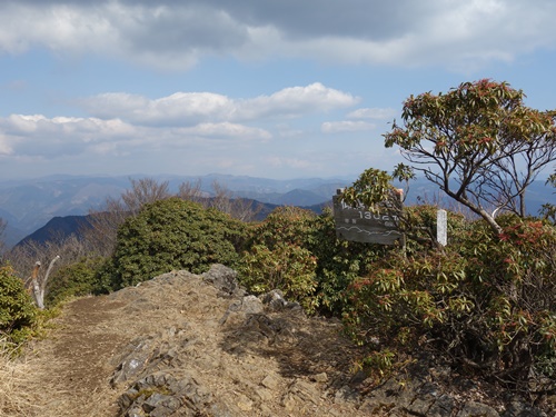 仰烏帽子山山頂