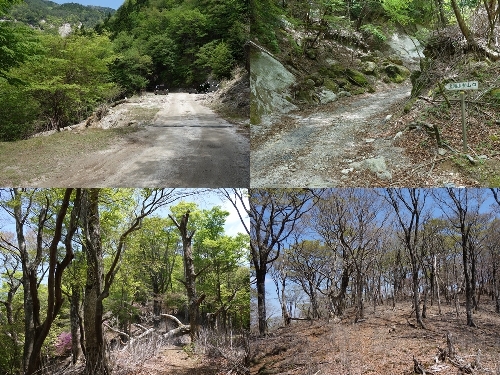 宇土内谷登山口からのルート