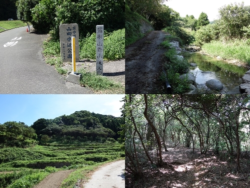 登山口と登山道