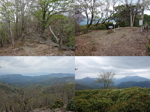 三方岳山頂