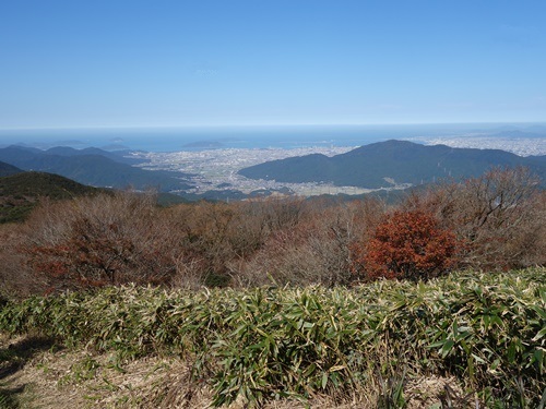 登山道から