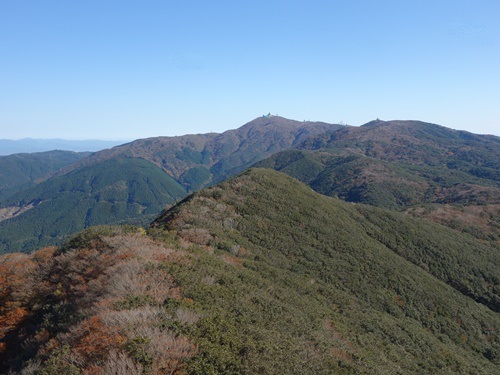登山道から