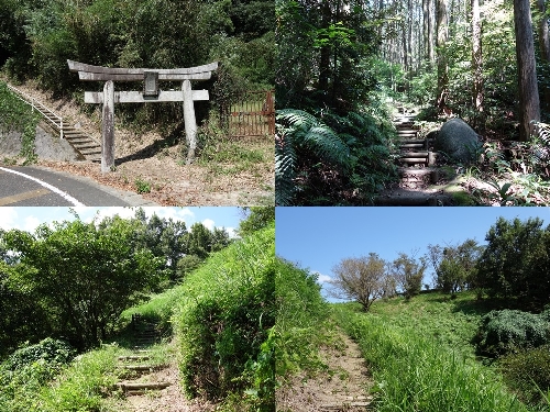 登山口と登山道