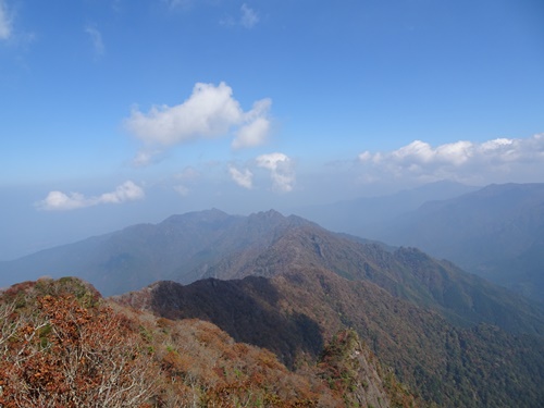 障子岩・大障子岩方面