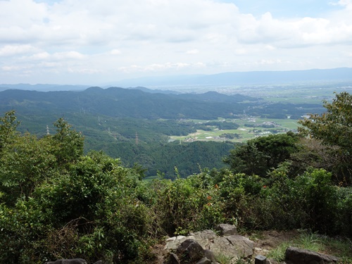 耳納連山方面