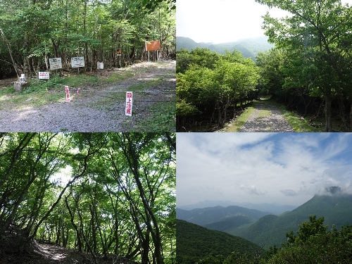 西登山口からのルート