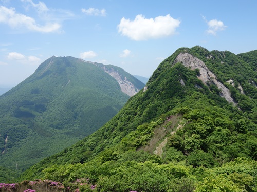 登山道から