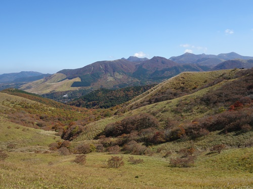 九重連山方面