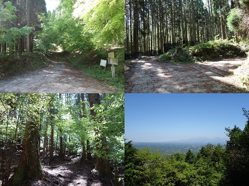 登山口と登山道